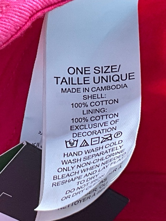 Kate Spade Orchid Bloom 100% Cotton Baseball Cap. One Size. NEW With Tags main image 7